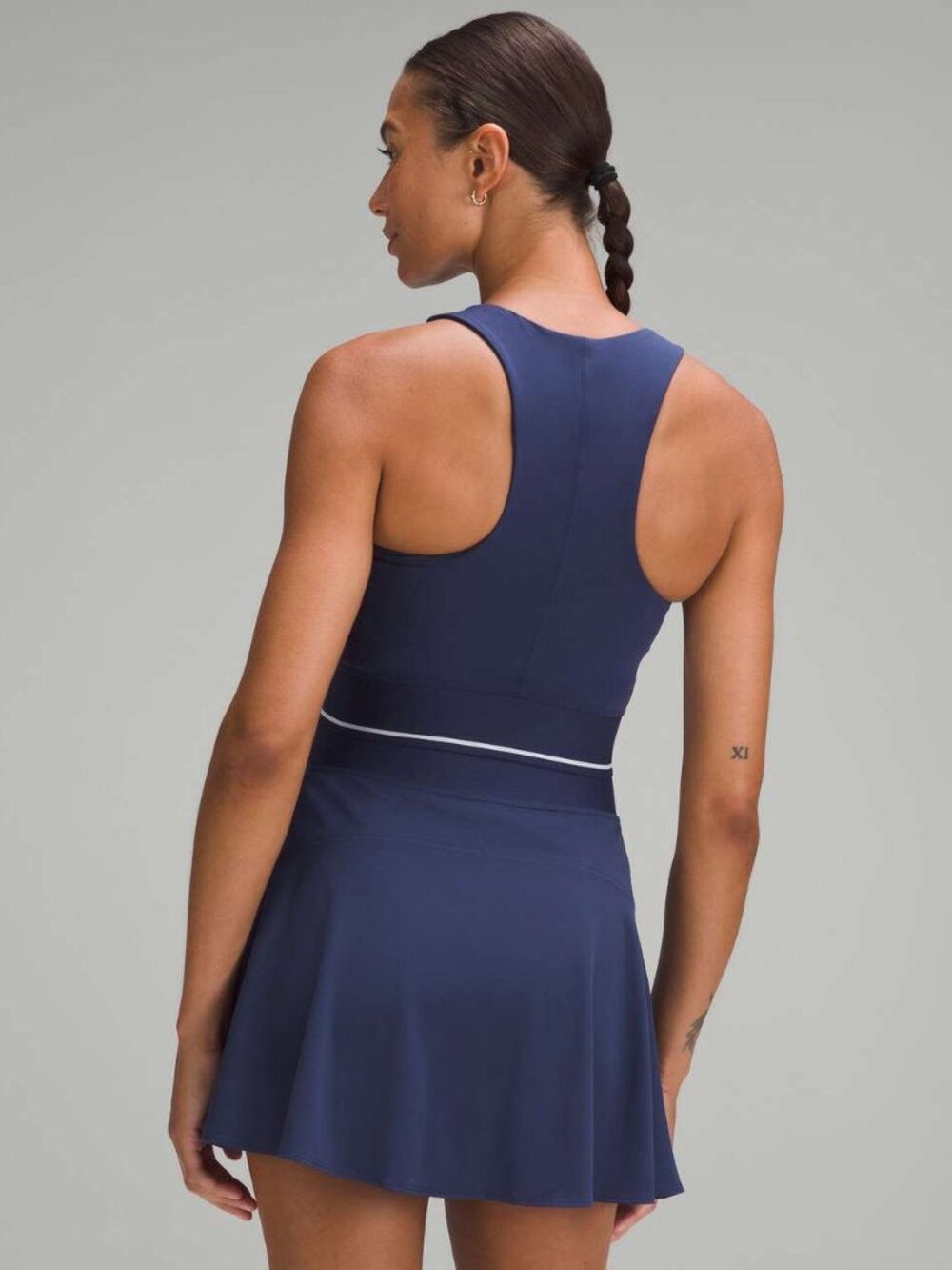 lululemon Navy Crop Top with Matching Tennis Skirt, Size 6 - Picture 3 of 12